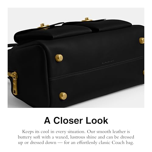 Coach Women's Twin Turnlock Bag Black One Size - image 4