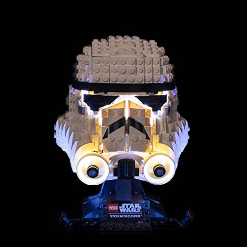 Light My Bricks - Blitzbausatz Entwickelt für Lego Star Wars Stormtrooper Helm (Modellnummer 75276)