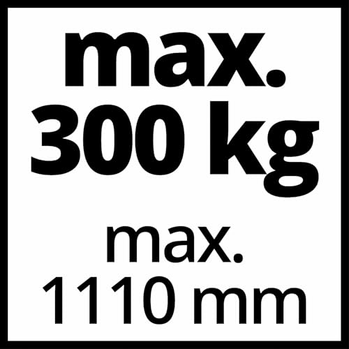 Original Einhell Schwenkarm SA 1100 (für Seilhebezug, 180 Grad schwenkbar, max. 600 kg bei 73 cm und 300 kg bei 110 cm, Montage ab 3 mm Wandstärke, inkl. Rohrmanschette)