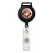Marines USMC Emblem Black Yellow Red Officially Licensed Lanyard Retractable Reel Badge ID Card Holder