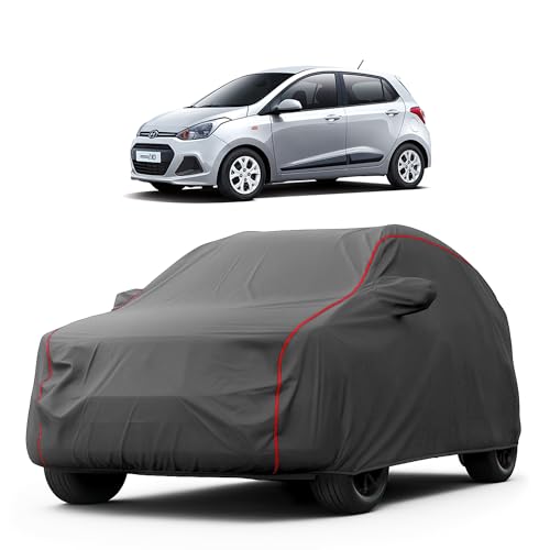 Image of Heavy-Duty Car Cover for Compatible with Hyundai i10 (2010 to 2025 All Models) Deluxe Car Protection Cover - Waterproof & UV-Resistant All-Season Exterior Protection