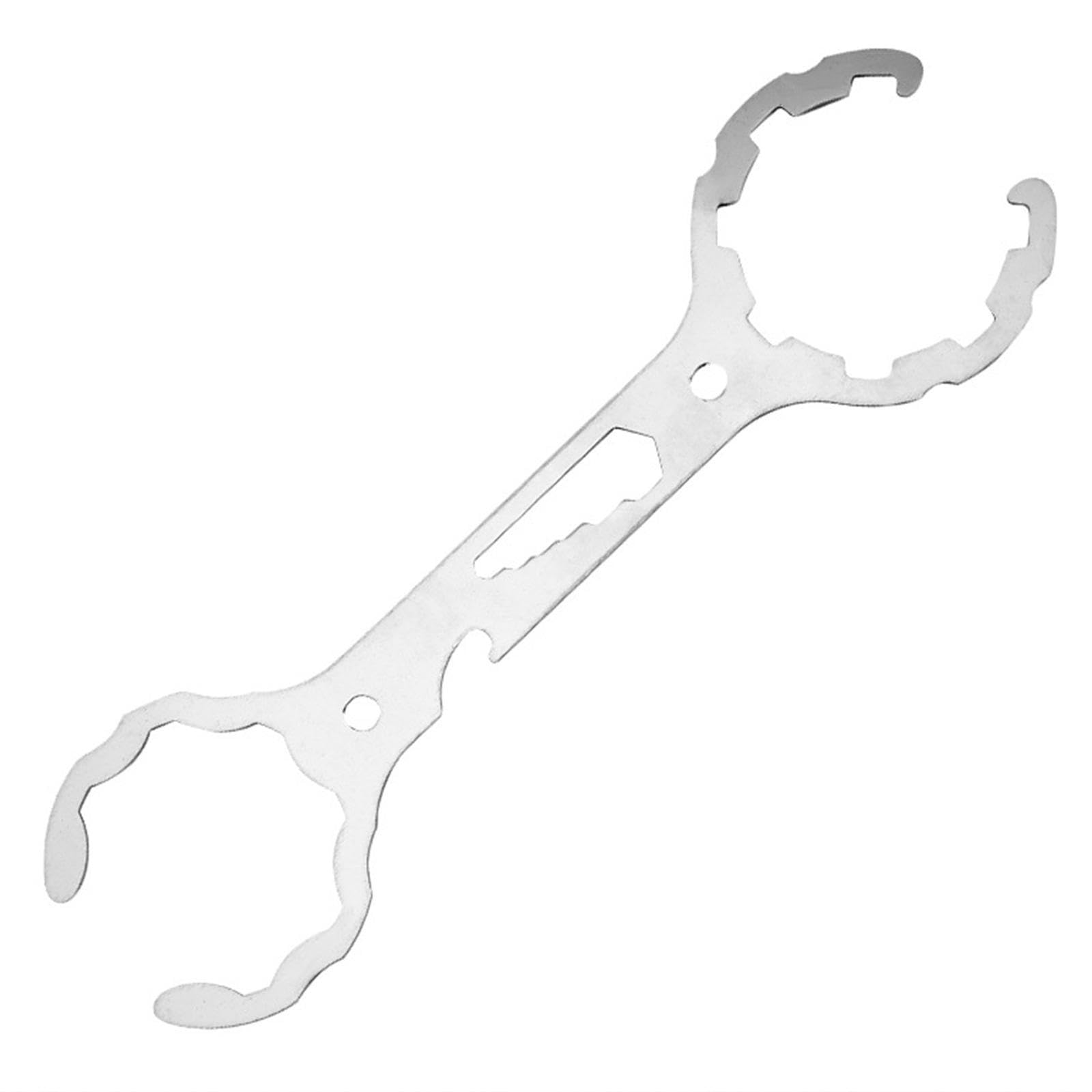 TUXCAXI All Terrain Tank Wrench Cylinder Wrench Stainless Steel Pressure Reducing Valve Efficient Spanner Tool Professional Multifunctional Spanner Hand Tool