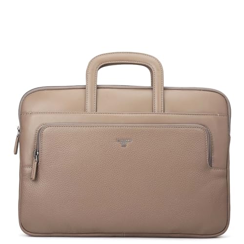 Image of Da Milano Leather Laptop Bag for Men & Women | Laptop Messenger Bag | Fits Up To 15 inch Laptop | Ideal for Office Purpose
