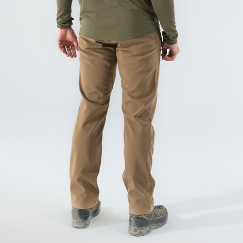 First Lite Men’s 308 Lined Pant - Softshell Fleece Lined Stretch Camo Hunting Pants with Hip Vents, Year Round Hunting Gear2