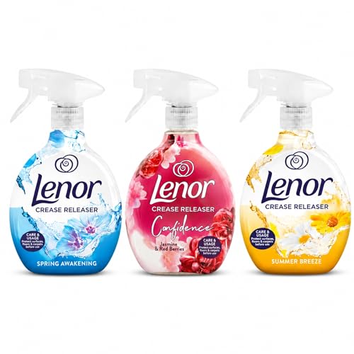 Crease Release Spray - Spring Awakening Scent Summer Breeze & Ruby Jasmine - 3 Pack - 500ml Each