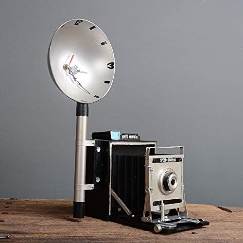 絶妙な手作りレトロカメラモデルアイアンクラフトホームスタジオウィンドウ装飾小道具バー (Color : B)