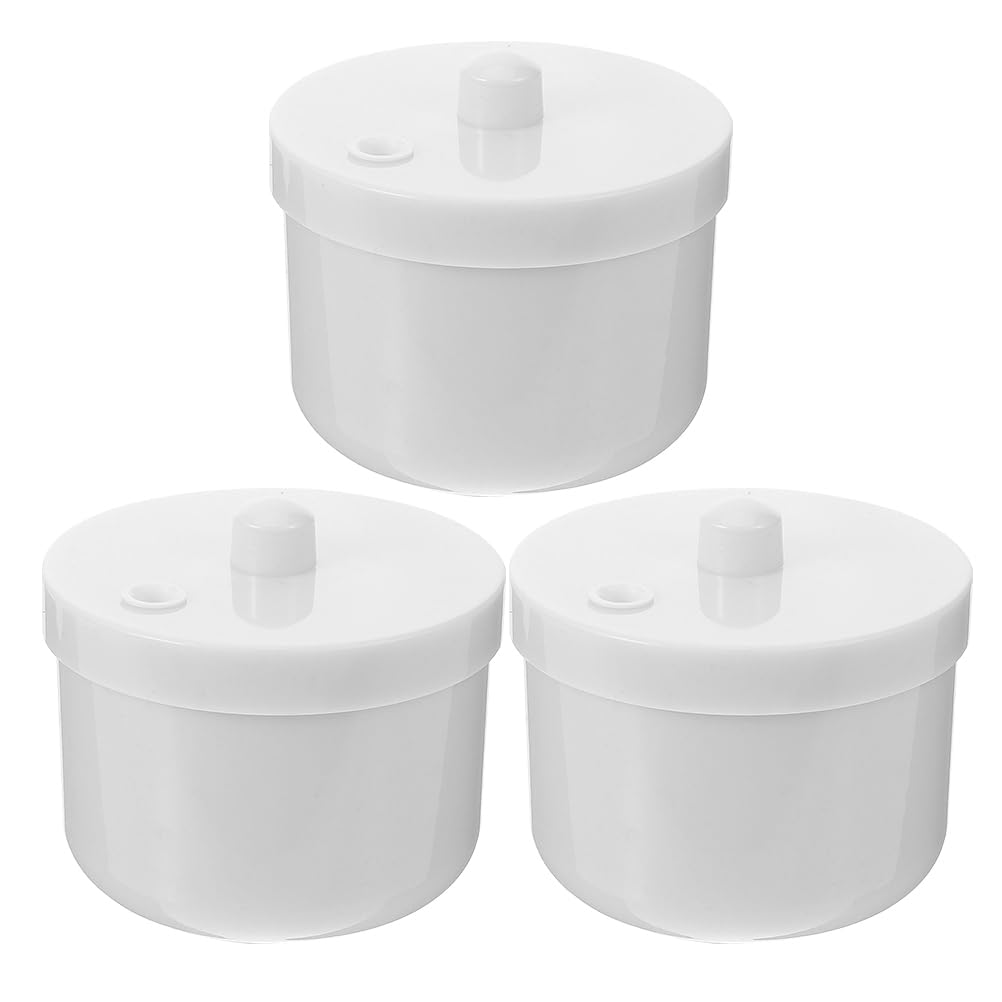 Didiseaon 3pcs Nail Tool Cleaning Box: Manicure Supplies Drill Bit Efficient Cleaning and Storage Box - for Nail Salons & Home Use