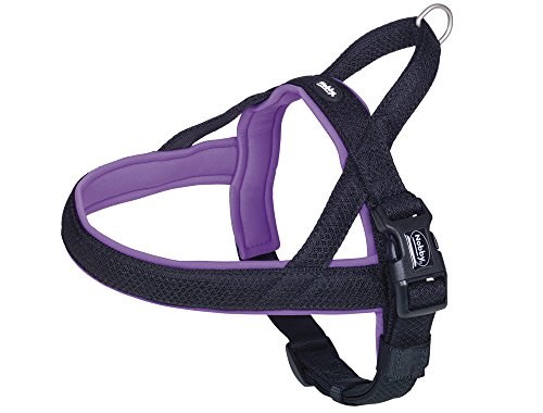 Nobby, pettorina per cani, tipo norvegese, modello 'Mesh Preno' L-XL(L: 68-85 cm + 54 cm; B: 40/45 mm) lila