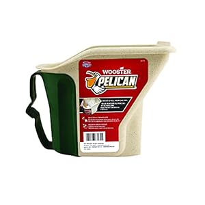Wooster Brush Quart Emmer 8619 Pelican Hand Held 1, Grijs & Rood