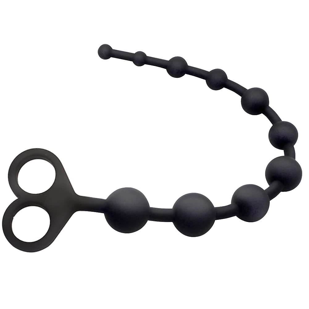 SXOVO Cadena Anal con 10 Bolas, Consolador Anal con Bolas Anales Para Hombres y Mujeres