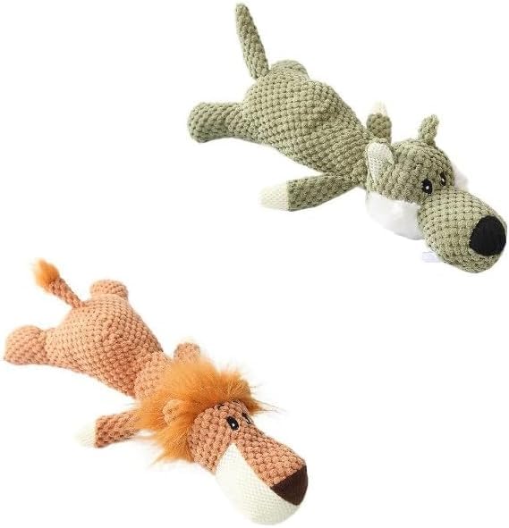 Cestmagu Dog Plush Toys for Aggressive Chewers New Interactive Toys for Heavy Chewers Durable Chew Toys Dog Plush