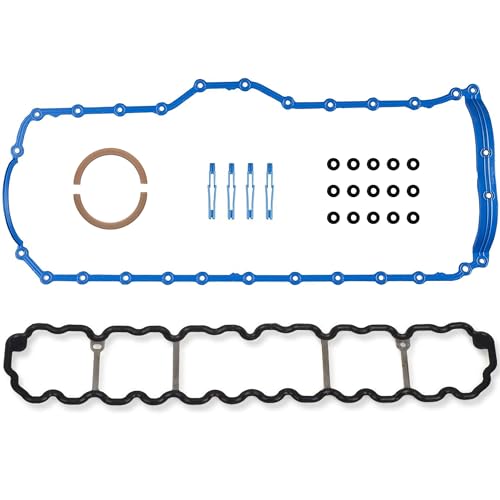 Wollvon Oil Pan Gasket Set OS34308R for Jeep 4.0L 2000-2006