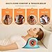 Neck Massager 2025 Portable Neck Traction Device, Cervical Stretcher with Heating & Vibration – Relieve Muscle Tension,3-in-1neck Pillow Customizable Massage Modes with Wireless Remote Control