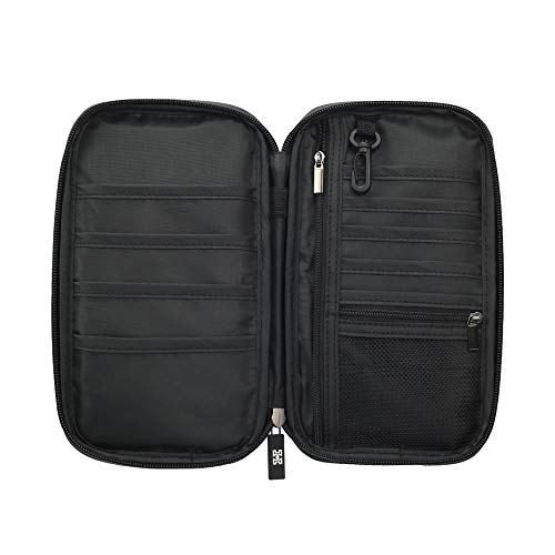 Preisvergleich Produktbild Reise-Geldbörse, RFID geschützte Ausweishülle, Reiseorganizer Dokumente Tasche Reiseunterlagen + gratis Koffergurt