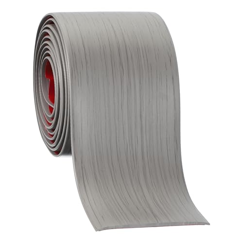 PATIKIL Tira Transición Para Suelo Autoadhesiva 76 Mm X 2 Metros Divisor Plano Para Suelo Vinilo O Laminado Para Unir Huecos Suelo cuadros Puerta Alfombra Cubresuelos Baldosas, Gris