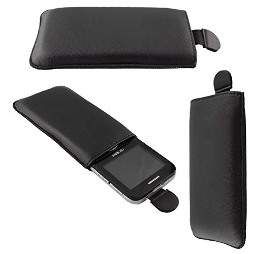 caseroxx Etui para Alcatel 2008G, Bolsa (Estuche en Negro)
