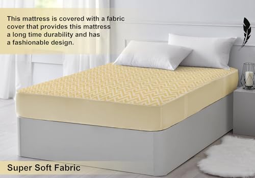 Image of BSB HOME Ultra Soft Waterproof Cotton Terry Mattress Protector Double Size Breathable Hypoallergenic Noiseless Fitted Bed Protector 60x78 inch Mattress /Bed Cover (King 60 X 78 inch | 5x6 ft, Beige)
