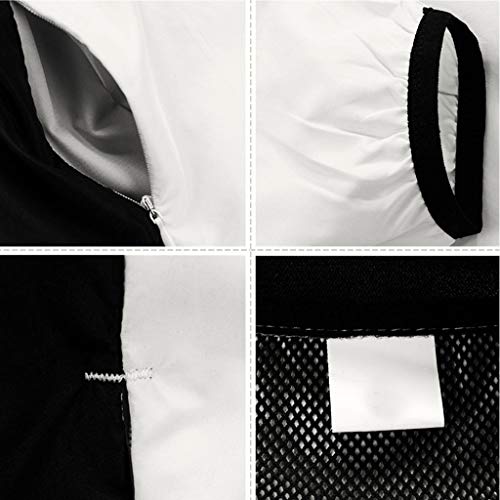 Chaqueta ciclismo deportiva impermeable blanca 3XL miniatura 7