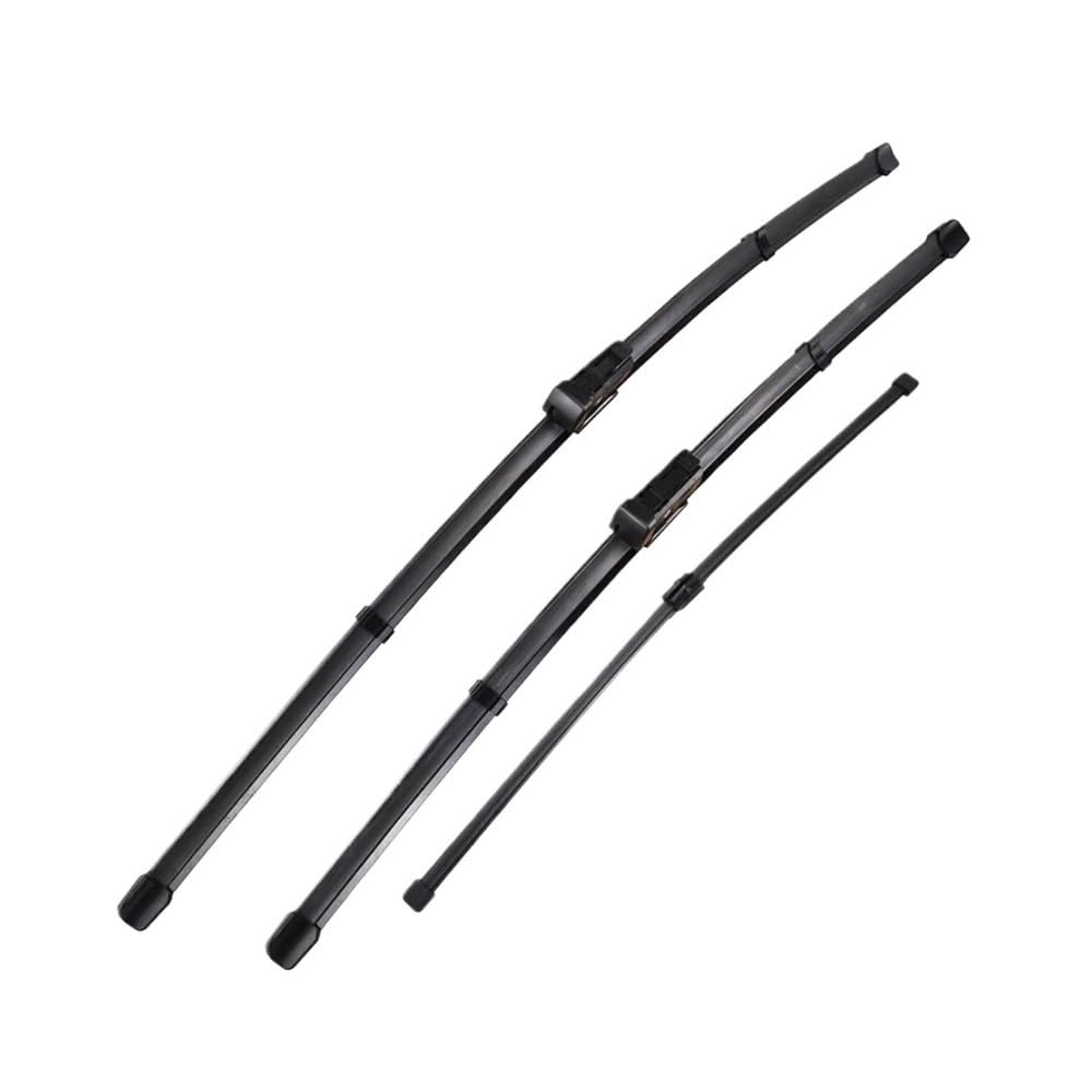 LUTFI Spazzola tergi Set di spazzole tergicristallo Anteriori Posteriori per Q3 2011-2017 Spazzole per Pioggia per Parabrezza finestrini 24"+20"+16"