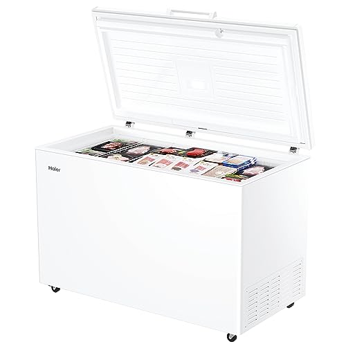 Congélateur coffre - HAIER - HCE420E - Classe E - 89,5 x 132,x 75cm - 418 L - Blanc