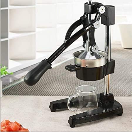 Manueller Entsafter aus Edelstahl 304 Gewerblicher Haushaltssaft-Extraktor für Privathaushalte, geeignet mit humanisiertem Griff für