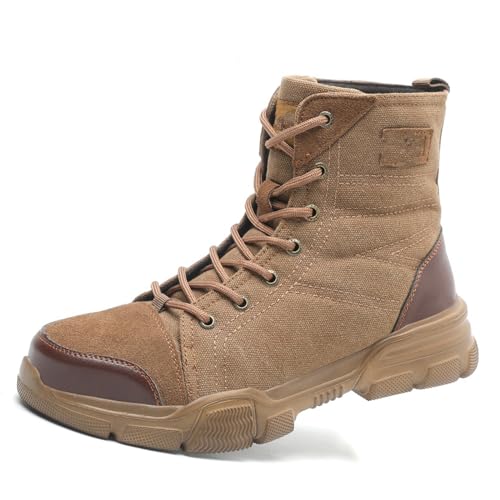 YTINGNICE Boots for Men Boots for Men Mens Steel Toe Work Boots Lightweight Breathable Shoes for Hiking Boots