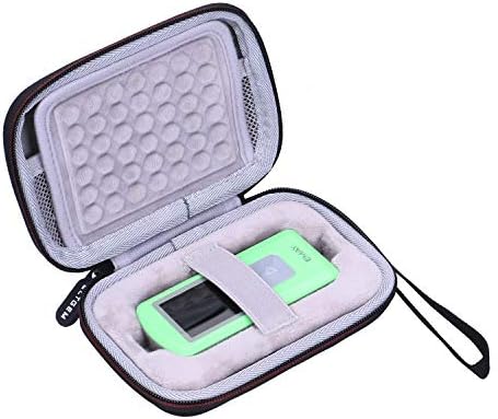 LTGEM EVA Hard Case for EMAY/CONTEC Handheld Portable EKG Monitor (EMG-10) - Travel Protective Carrying Storage Bag