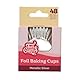FunCakes Baking Cups Metallic Silber 48 Stück Muffin und Cupcake Förmchen Papier, Folie Backförmchen Papier, Perfekt für Cupcakes und Muffins - Pk/48