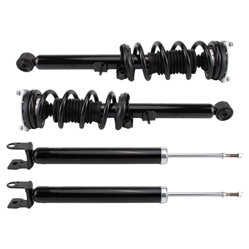 Image of TRQ Front and Rear Complete Strut Assembly & Shock Absorber Kit Shock & Spring Strut Assembly Compatible with 2009-2018 Nissan 370Z