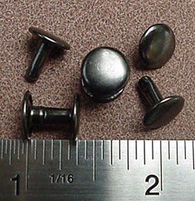 Rapid Rivets Antique Nickel Medium 3/8" Head 200 Pcs
