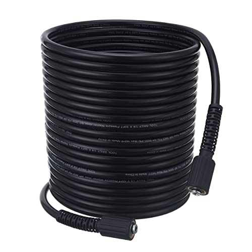 Product Image of the Tool Daily High Pressure Washer Hose 50 FT X 1/4 Inch, 3600 PSI, M22 14mm, Replacement Power Washer Hose for Most Brands