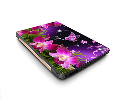 Image of GalaxsiaTM Butterfly D7 Vinyl Laptop Skin /Sticker /Cover /Decal Compatible for Any 14 inch Inches Laptop (Hp /Dell /Sony /Acer /Lenovo /Asus. Etc) Or Notebook.
