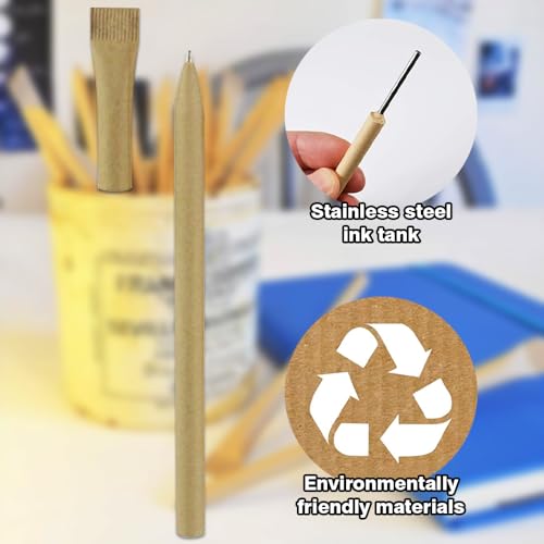 Eco-Friendly Black Ink Ballpoint Pens - Pack of 30 - Image 3