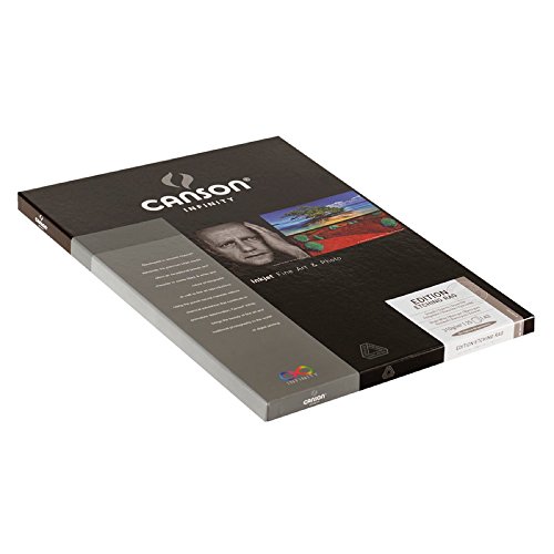 Canson Infinity Edition Etching Rag Fine Art Paper, Acid Free for Printmaking, 8.5 x 11 Inch, Bright White, 10 Sheets