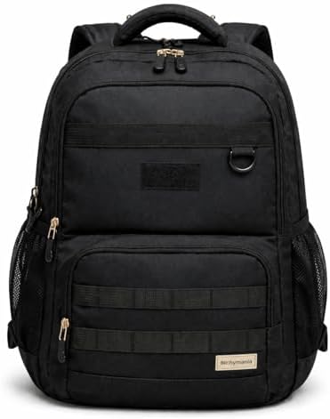 Mochila táctica impermeable con chubasquero incluido, gran capaci...