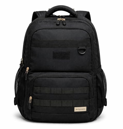 Bichymanía Mochila táctica impermeable con chubasquero incluido, gran capacidad y múltiples compartimentos, resistente y cómoda para senderismo, viajes y uso diario, mochila con sistema MOLLE Bichymanía Mochila táctica impermeable con chubasquero incluido, gran capacidad y múltiples compartimentos, resistente y cómoda para senderismo, viajes y uso diario, mochila con sistema MOLLE