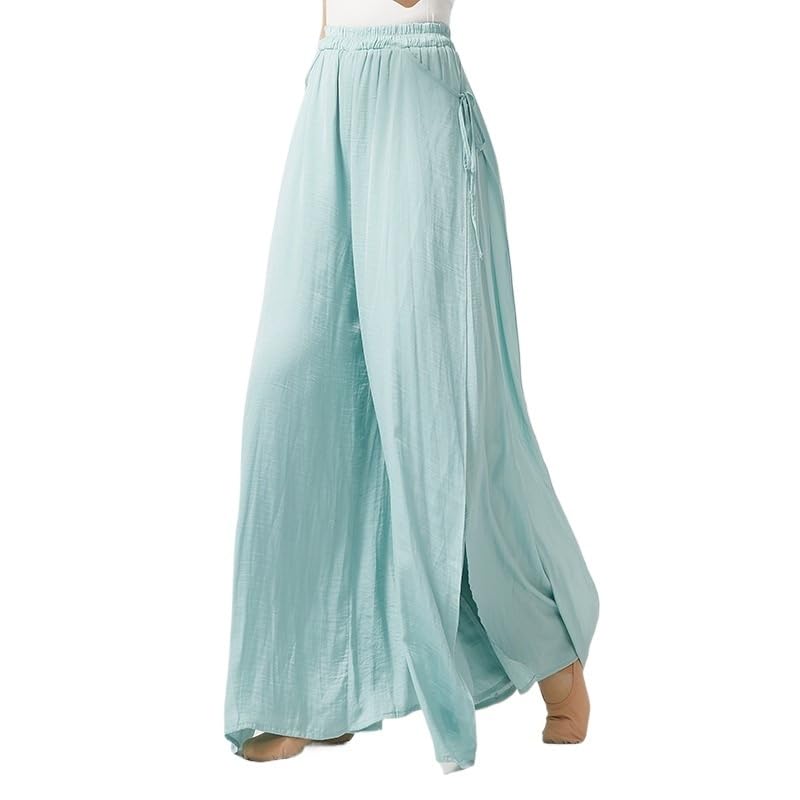 Pantalones Modernos de Danza for Mujer, Ropa de práctica Profesional, Pierna Ancha