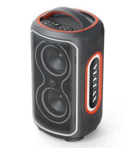 VUOPAX Cassa Bluetooth Potente Portatile, 200W Peak Party Speaker Bluetooth
