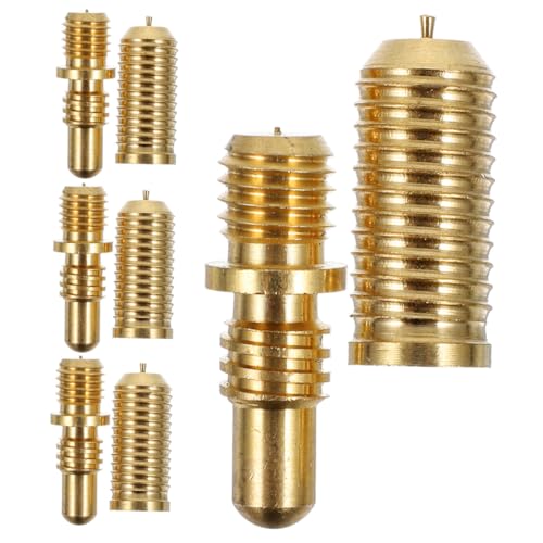 Hoement 4 Juegos De Tornillos Para Mango De Extensión De Palo De Billar Varilla De Reparación Accesorios De Piscina Accesorios De Snooker