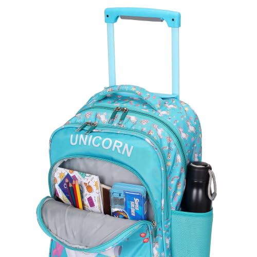 Image of NOVEX Original Kids School Bag with 2 Wheels & Trolley Handle For Easy Travel