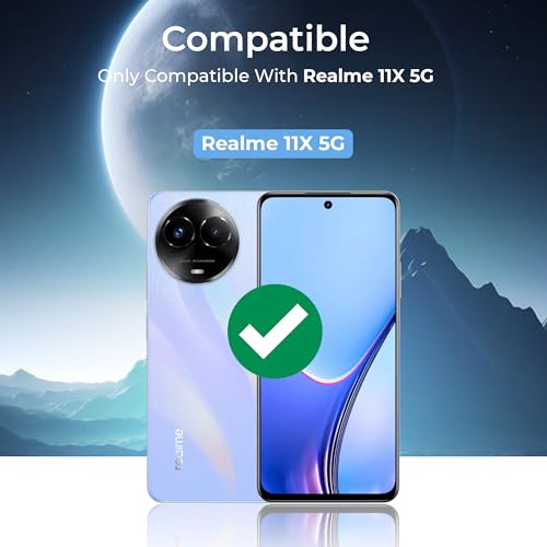 Image of A rtistque Back Cover Case for Realme 11 / 11X 5G / C67 5G / Narzo 60X 5G | with Inner Fabric | Stylish AirBag Case | Liquid Stripe Silicone | Anti Slip Grip | Realme 11 Back Cover - Black