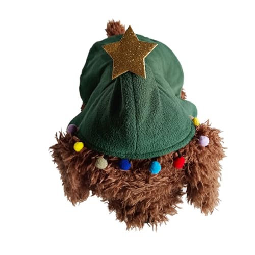 Disfraz navideño para perro Beaupretty tamaño M verde miniatura 5
