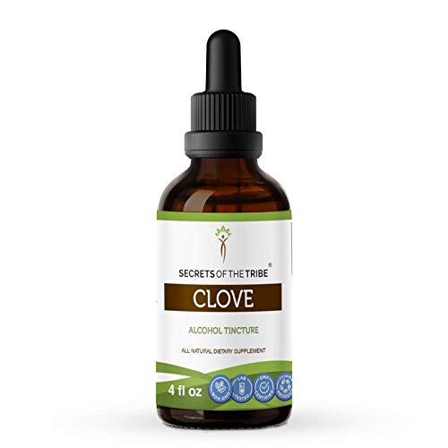 Clove Tincture Alcohol Extract, Organic Syzygium Aromaticum Benefits The Immune System (4 FL OZ)