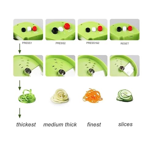 Cortador manual en espiral para vegetales miniatura 5