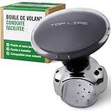 Boule de Volant Voiture - Compatible Tous Volants - Pommeau de Conduite Haute Fluidité san...