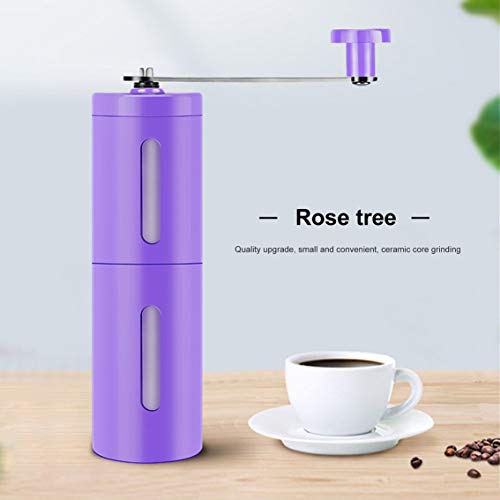 Koffie Grinder Handmatige Koffie Molen Mini Hand Koffie Molen Draagbare Thuis Keuken Reizen Hand Koffie Bonen Grinder/Zilver - Image 5