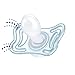 Chicco PhysioForma Light Day & Night Including Glow in Dark Pacifier for Babies 0-6m, Pink, Orthodontic Nipple, BPA-Free, 2-Count in Sterilizing Case