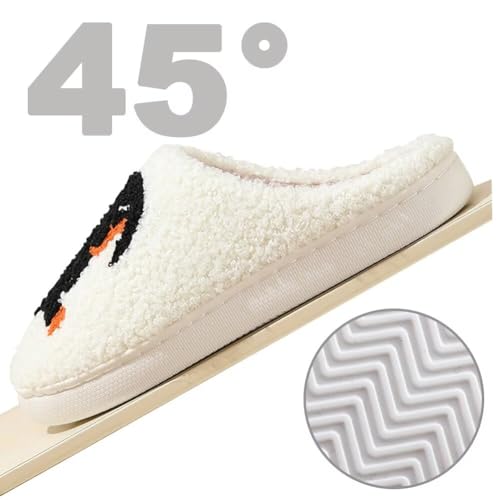 OJXTRDE Niedliche Dachshund Hausschuhe für Frauen und Männer - Memory Foam Cartoon Tier Pantoffeln - Lustige Hund Winter Warm Plüsch Slippers