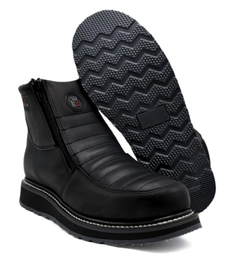 Ultra Flex 6" 339 Zipper Double Density Lightweight Men Work Boots 339 Black Size 6.54