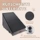Sytopia Hundetreppe Große Hunde 5 Stufen Hoch, Hundetreppe für Bett 60cm, Haustiertreppe waschbar, hochdichter Schaumstoff, für verletzte ältere Hunde (57cm Höhe, Grau)